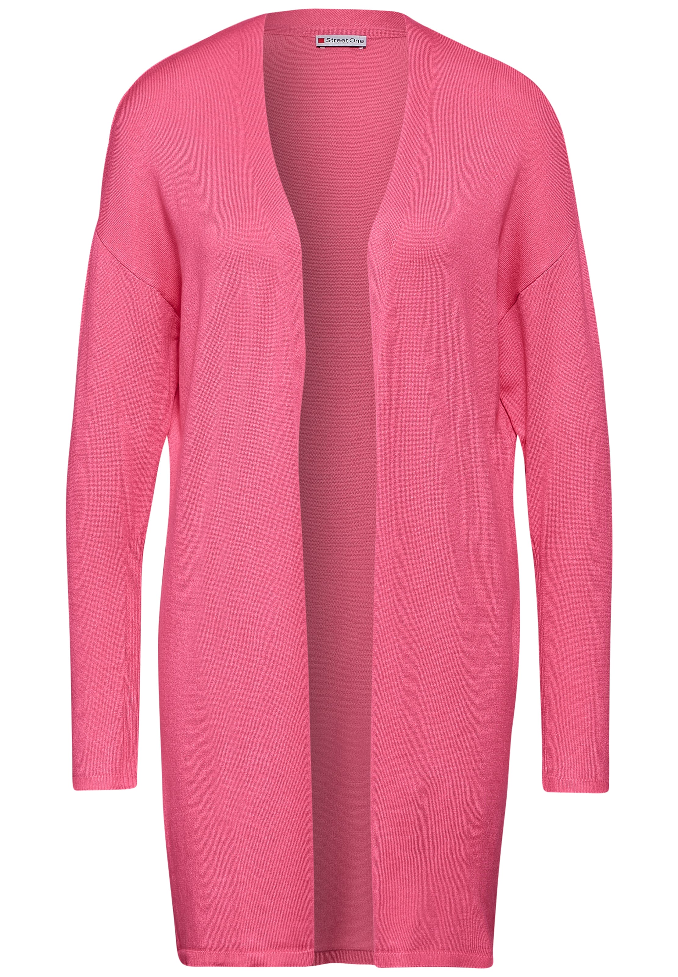 STREET ONE Strickjacke in Pink: Vorderseite