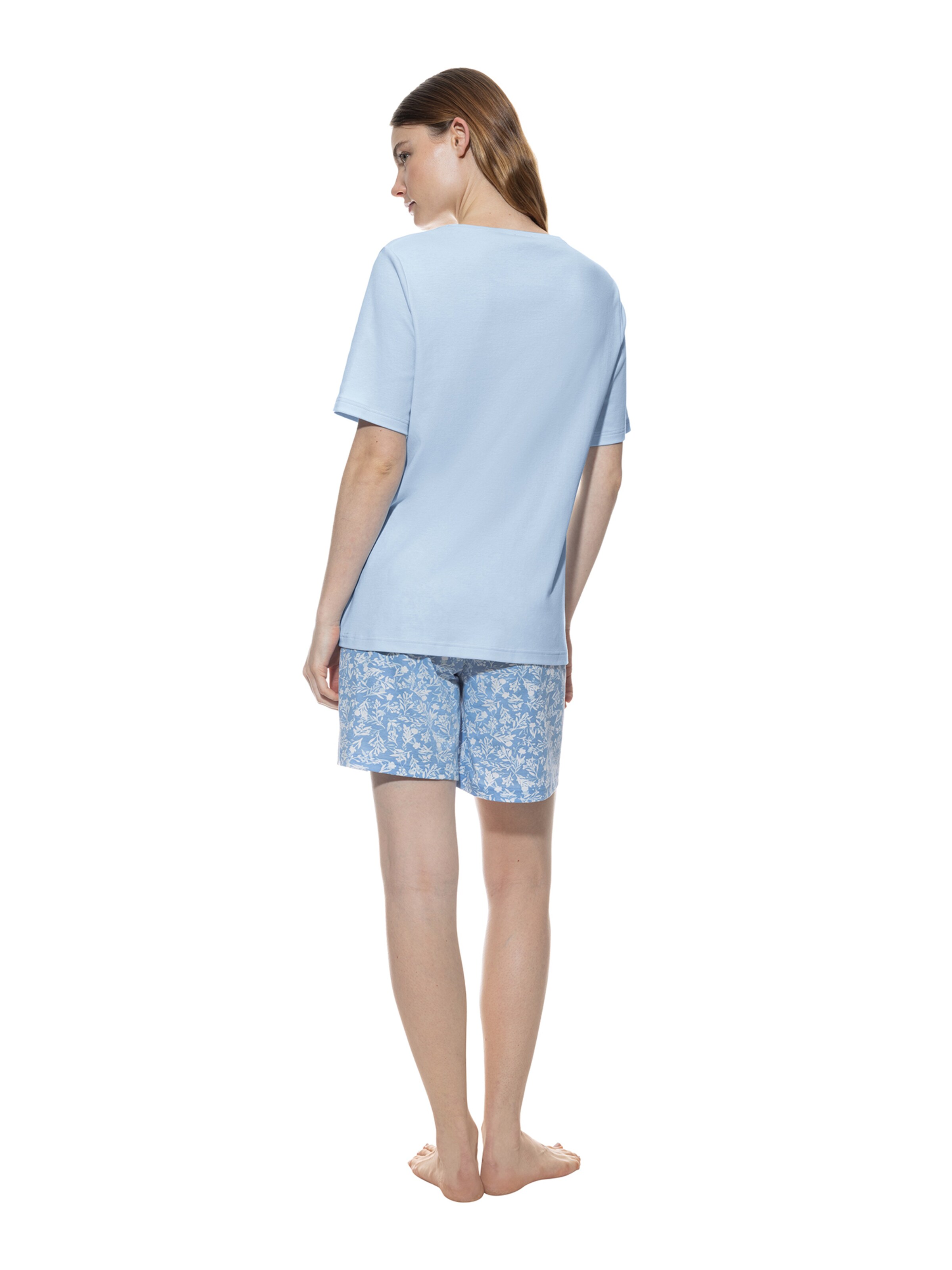 Mey Korte pyjama in Blauw