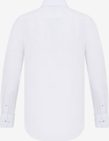 DENIM CULTURE Regularny krój Koszula 'JADON' w kolorze biały