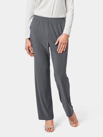 Goldner Loose fit Pants in Grey: front