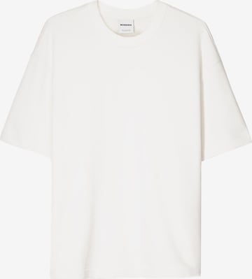 Bershka Shirt in Wit: voorkant