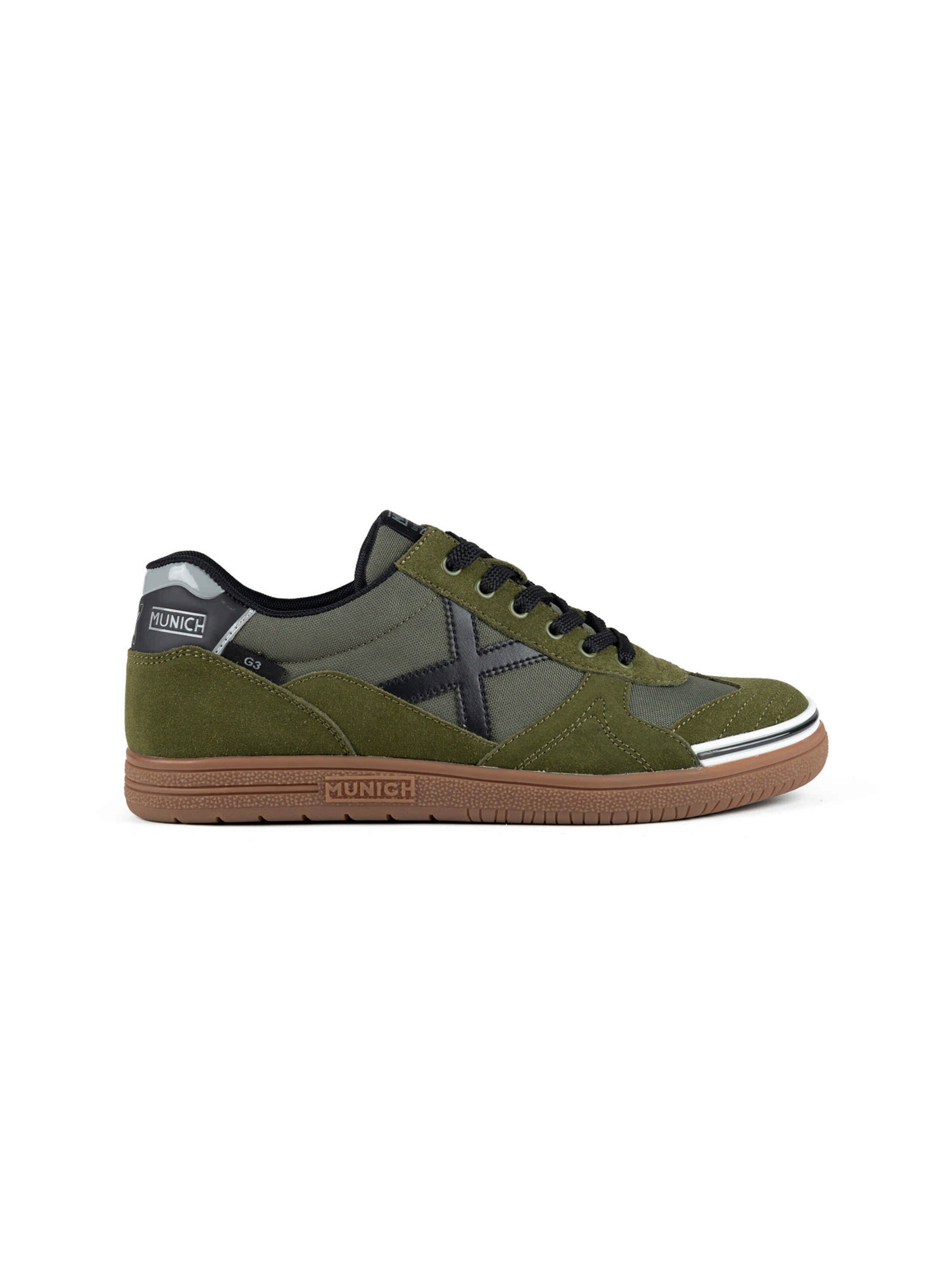 MUNICH Platform trainers 'G-3' in Green: front