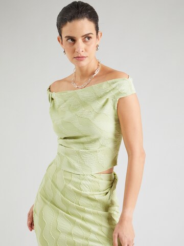 TOPSHOP Top in Green: front