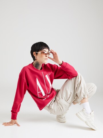 ARMANI EXCHANGE - Sweatshirt '8NYM02' em vermelho