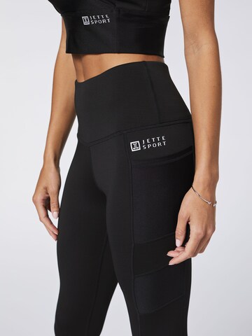 Jette Sport Skinny Leggings in Schwarz