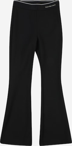 Calvin Klein Jeans Flared Hose in Schwarz: predná strana