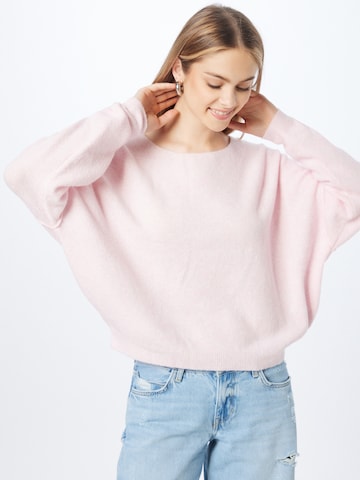 Pull-over 'DAMSVILLE' AMERICAN VINTAGE en rose : devant