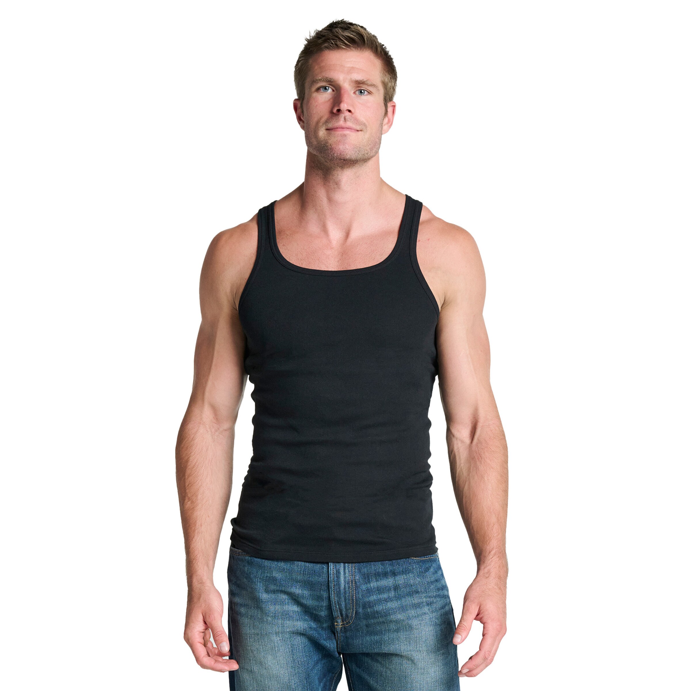 JOCKEY Unterhemd in Schwarz: Vorderseite