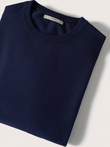 MANGO MAN Pullover 'Ten' in Blau