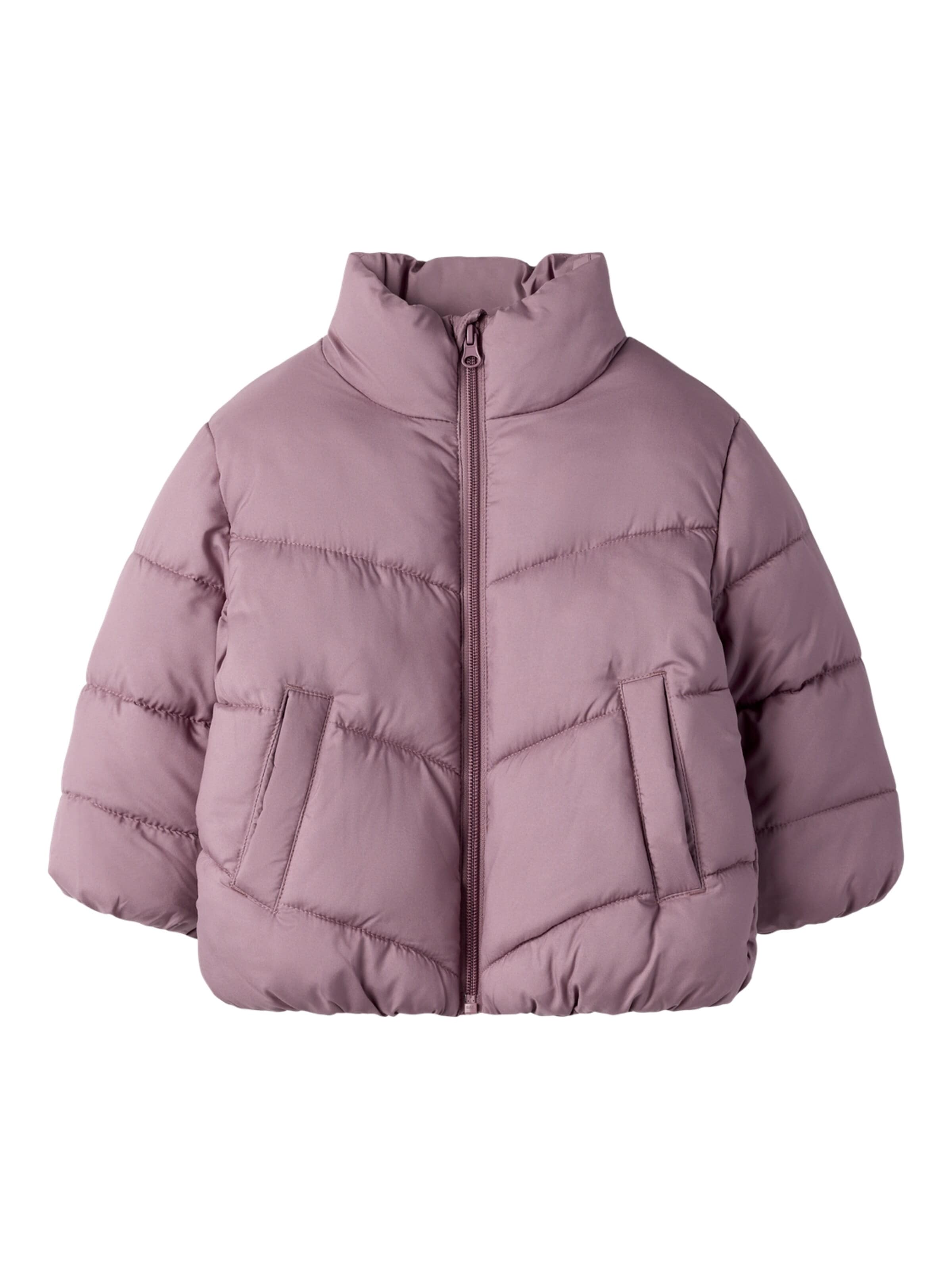 NAME IT Winter Jacket 'Steppjacke Winterjacke Nmfforty' in Purple: front