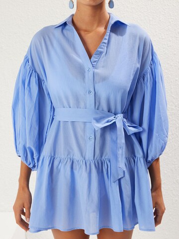Trendyol Shirt dress in Blue