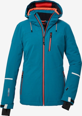 KILLTEC Athletic Jacket 'KSW 81' in Blue: front