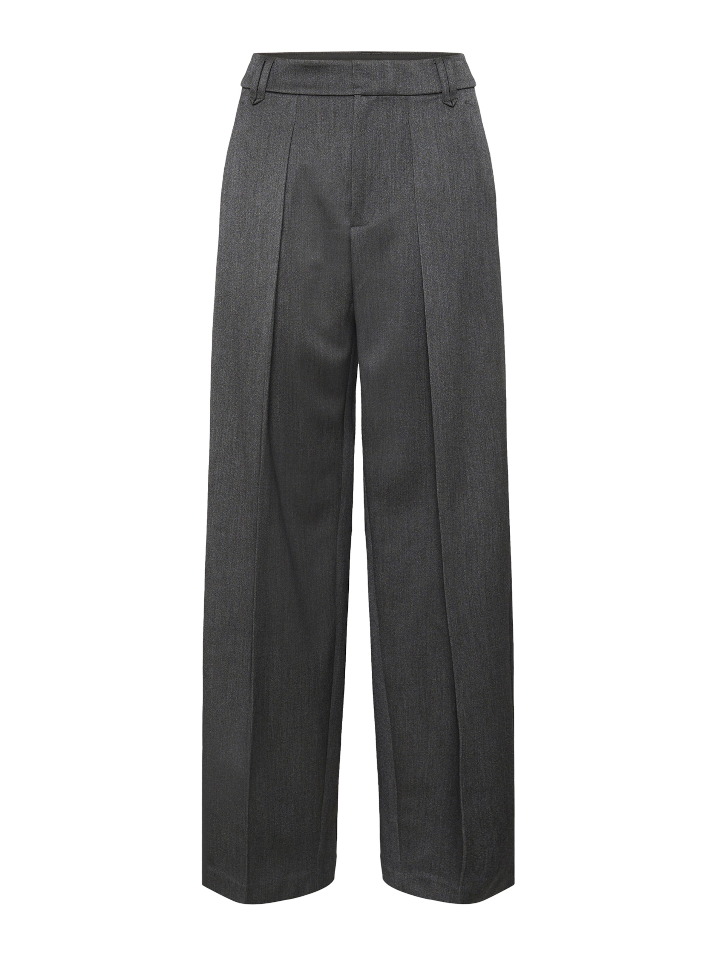 Wide Leg Pantalon à plis InWear en gris : devant