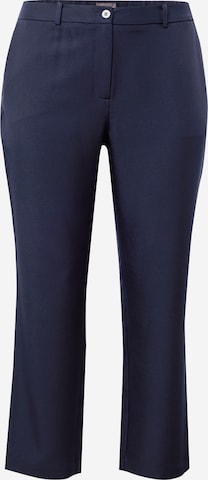 ONLY Carmakoma Regular Chino 'Thea' in Blauw: voorkant