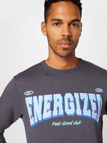 JACK & JONES Sweatshirt 'OPTIMIST' in Grey