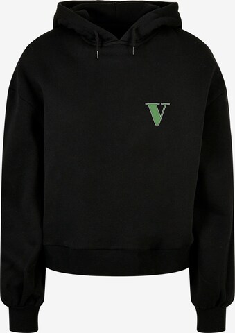 Merchcode Sweatshirt 'Grand Collage' in Zwart: voorkant