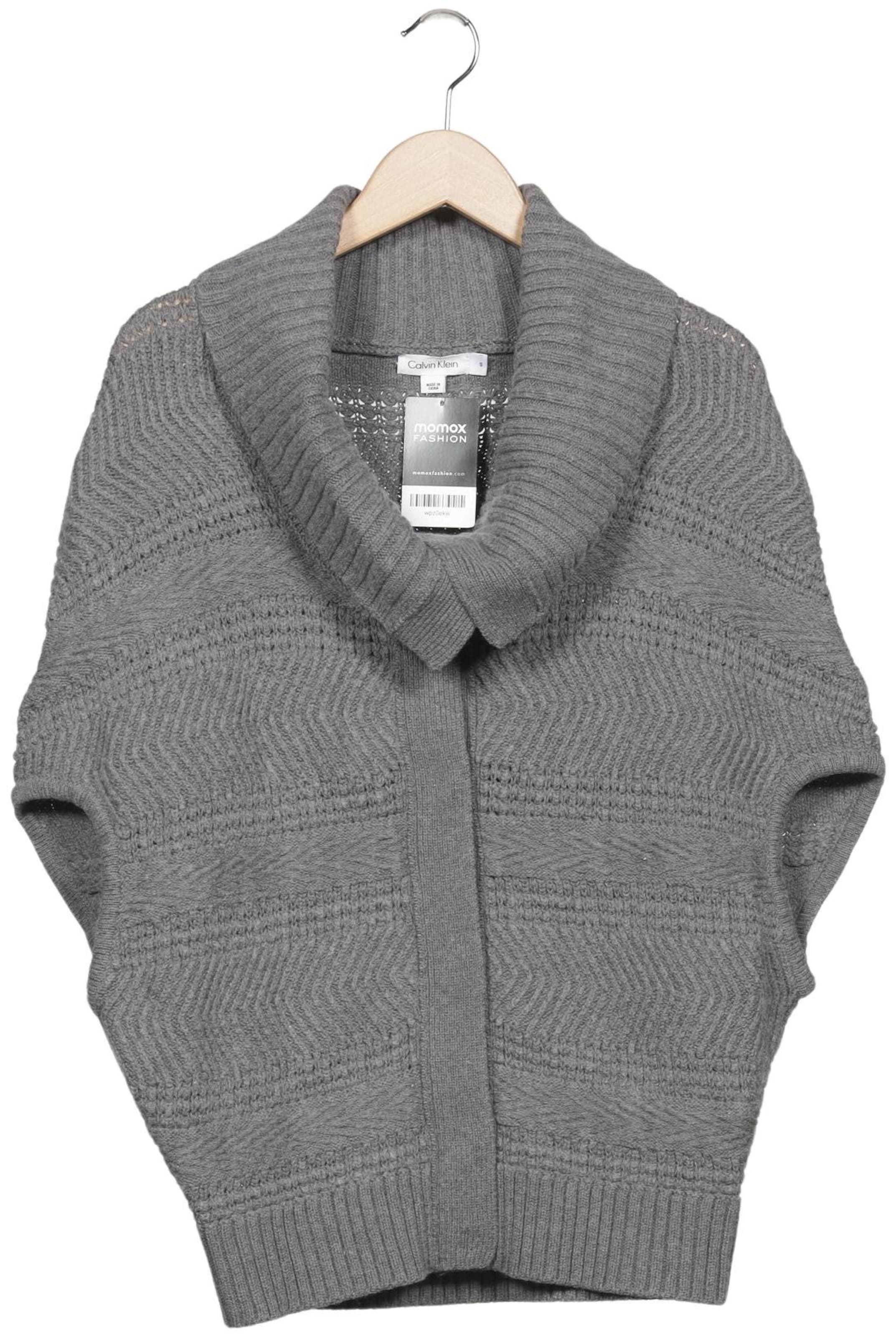 Calvin Klein Strickjacke S in Grau: Vorderseite