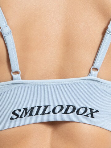 Smilodox Bustier Sport bh 'Vera' in Blauw