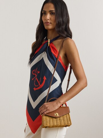 Lauren Ralph Lauren Handtasche 'FARRAH' in Braun