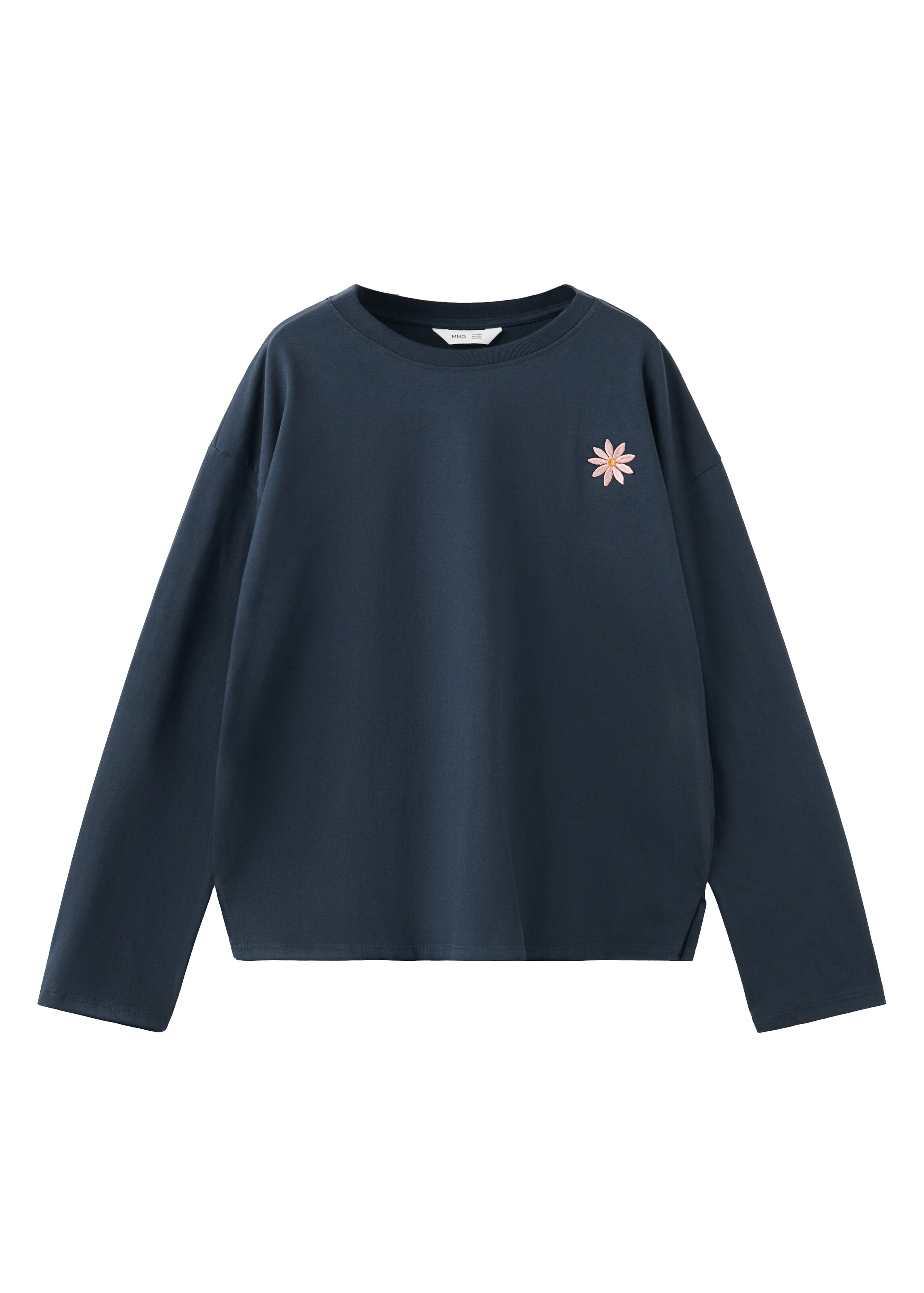 MANGO KIDS Mikina – modrá: přední strana