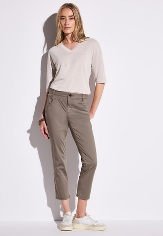 STREET ONE Slim fit Pants in Brown