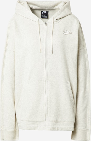 Nike Sportswear Veste de survêtement en blanc chiné, Vue avec produit