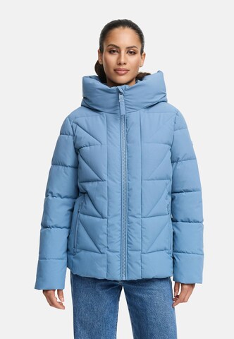 Veste d’hiver 'Kuschelnasee 16' MARIKOO en bleu : devant