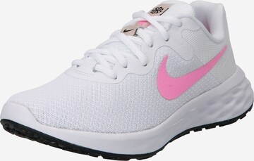 Scarpa da corsa 'Revolution 6 Next Nature' di NIKE in bianco: frontale