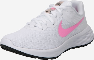 NIKE Running Shoes 'Revolution 6 Next Nature' in White: front