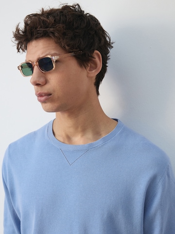 MANGO MAN Pullover 'Pedrosa' i blå