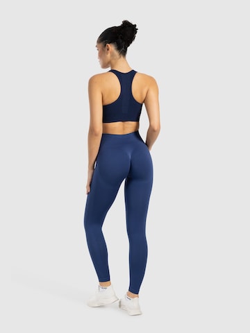 Skinny Leggings ' Infinite Batik Scrunch ' Smilodox en bleu