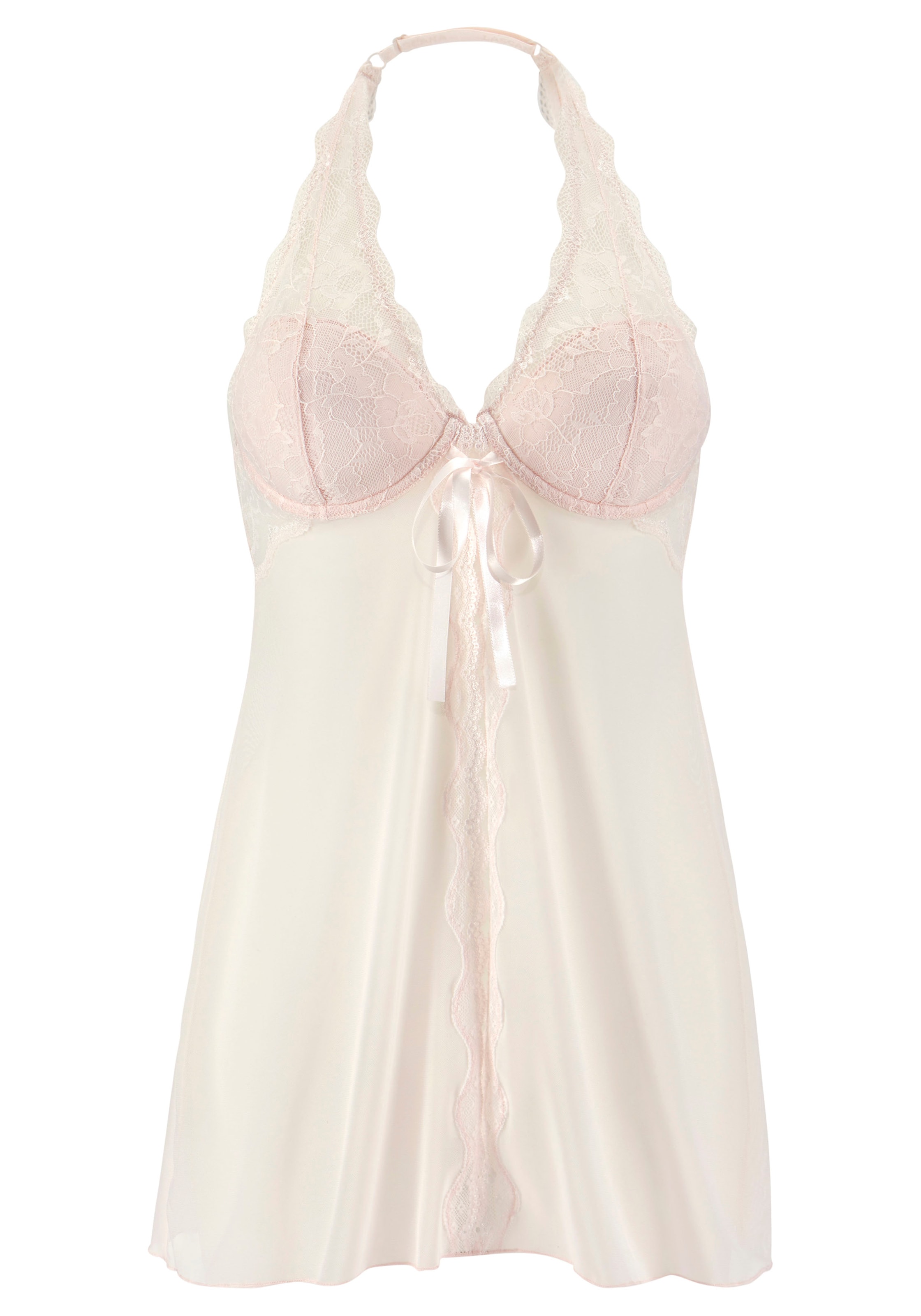 LASCANA - Camisa de noite em rosa: frente