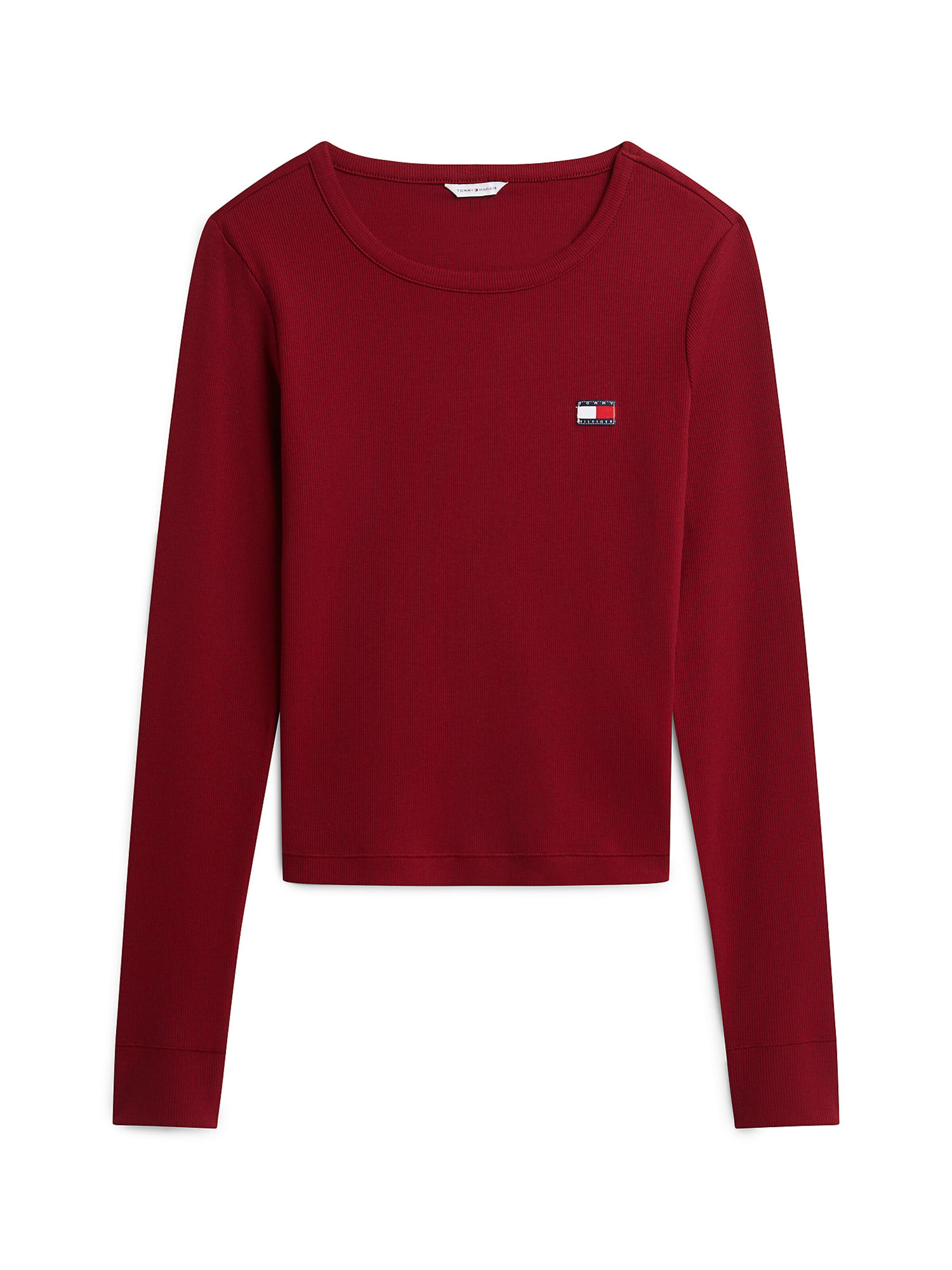 T-shirt 'Heritage' TOMMY HILFIGER en rouge : devant