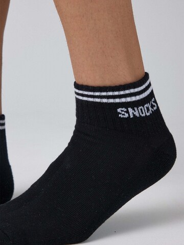 SNOCKS Socken in Schwarz