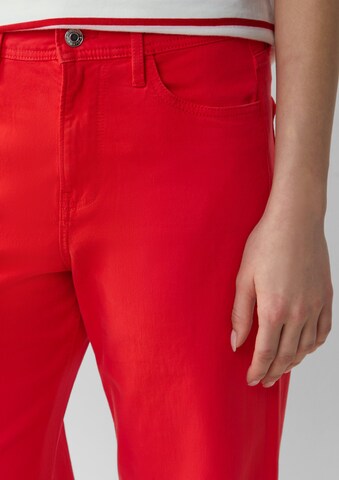 s.Oliver Wide leg Jeans 'Suri' in Rood