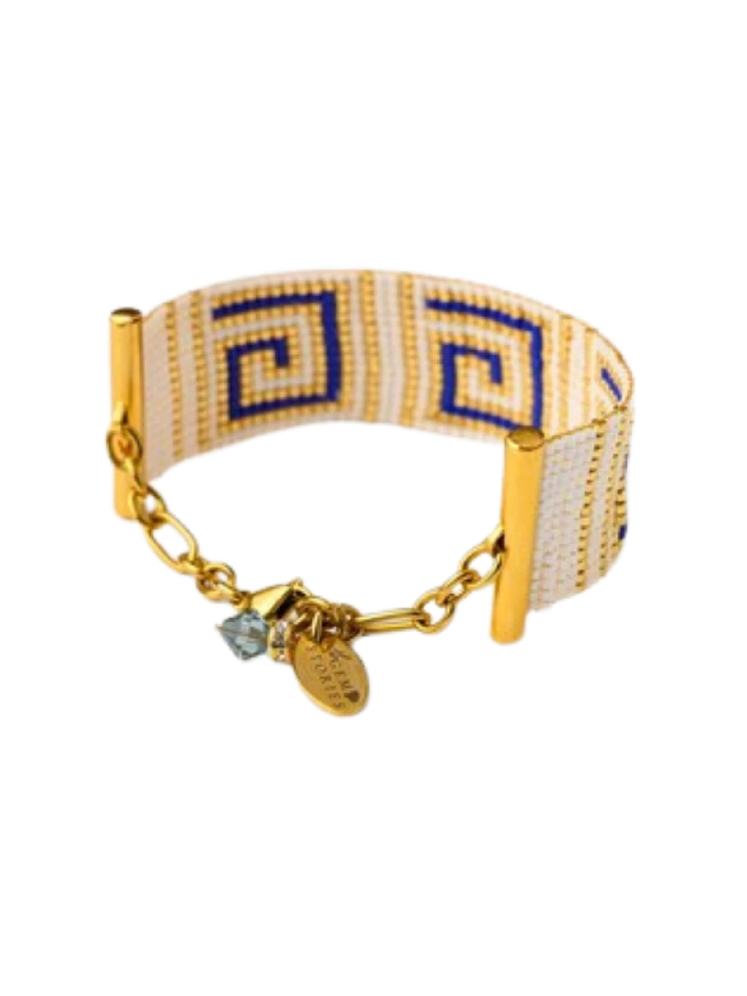 THE GEM STORIES JEWELRY - Pulsera en azul