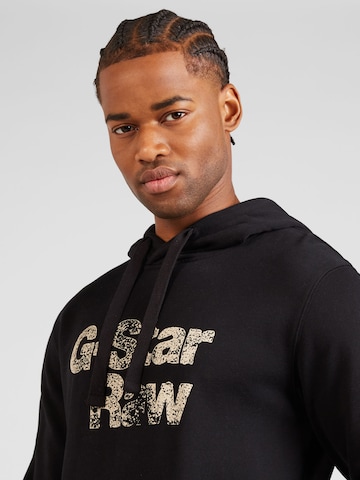 G-Star RAW Μπλούζα φούτερ σε μαύρο