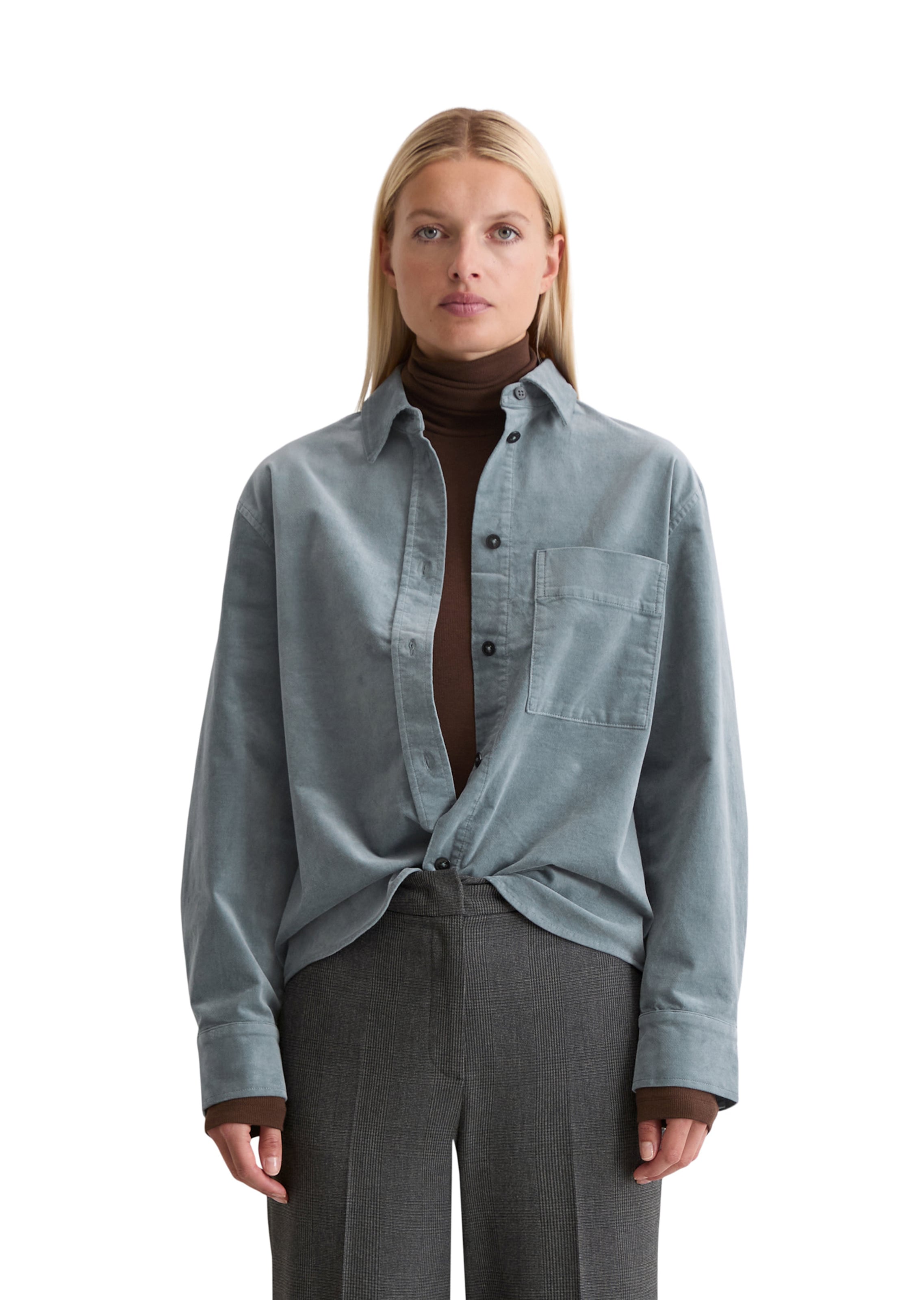 Marc O'Polo Демисезонная куртка в Синий: спереди