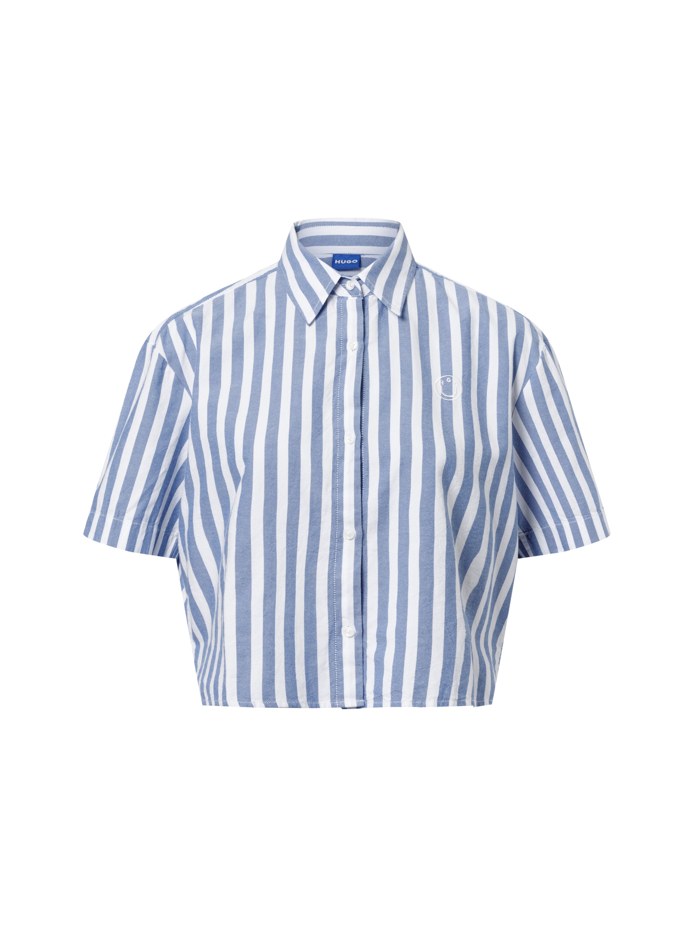 HUGO Blouse ' Eleisa_B ' in Blauw: voorkant