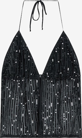 BershkaTop - crna boja: prednji dio