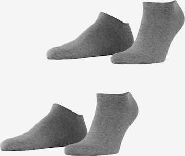 ESPRIT Füßlinge 'Basic Uni 2-Pack' in Grau: Vorderseite