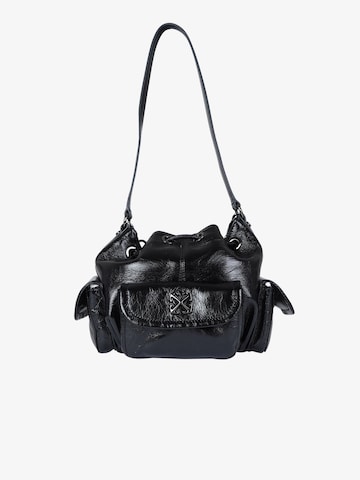 Off-White Crossbody Bag in Black