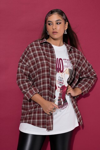 Studio Untold Blouse in Red: front