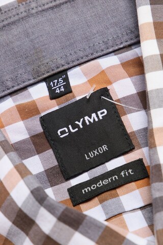 OLYMP Button Up Shirt in XS in Brown