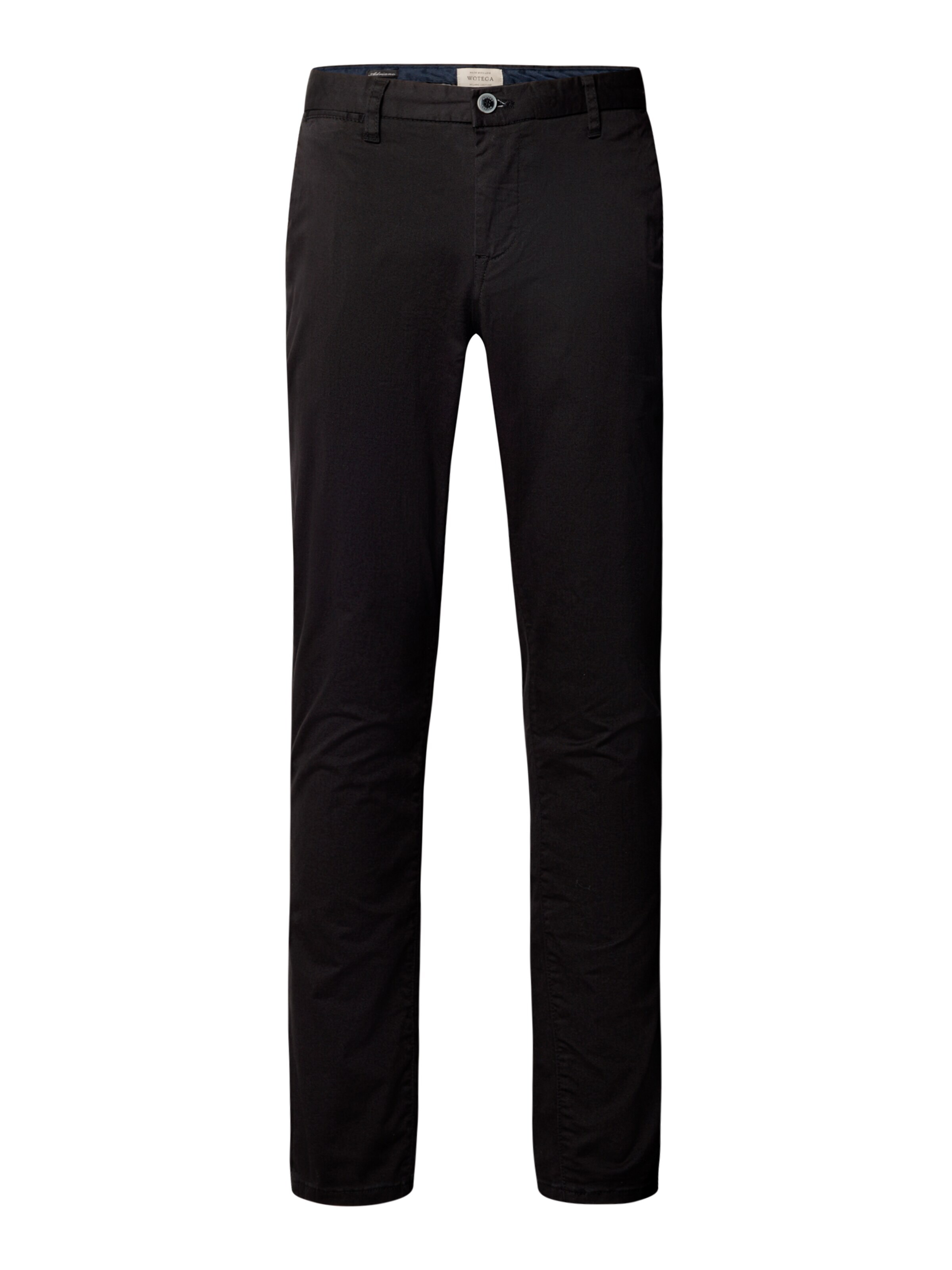 WOTEGA Chino Pants 'Adriano' in Black: front