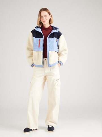 Superdry Fleece jas in Beige