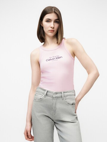 Calvin Klein Jeans Top in Roze