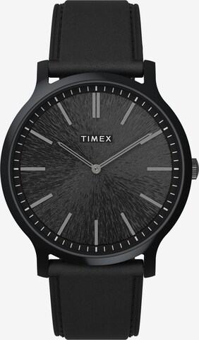 TIMEX Analoguhr in Schwarz: predná strana