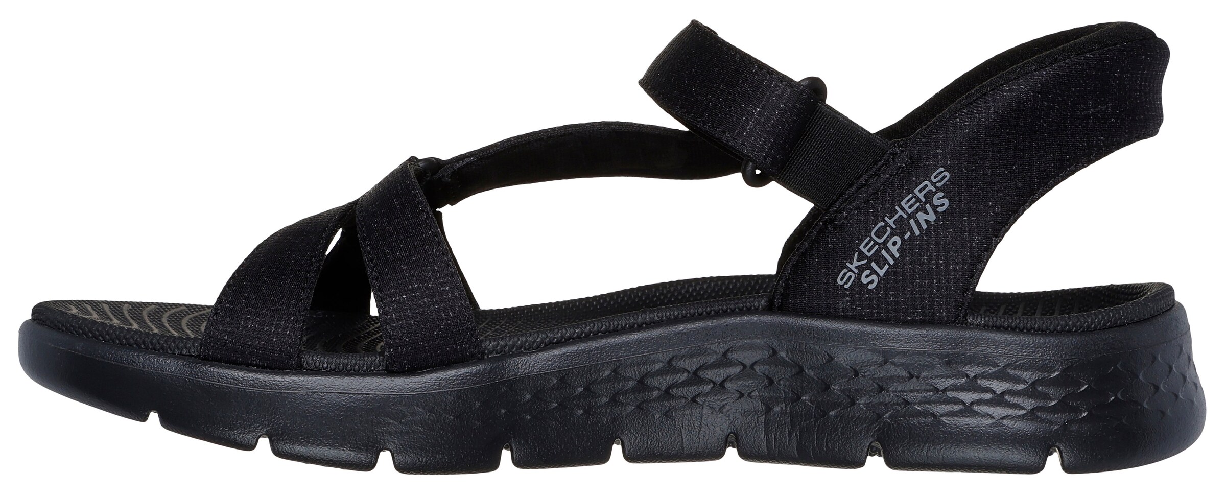 SKECHERS Sandals in Black: front