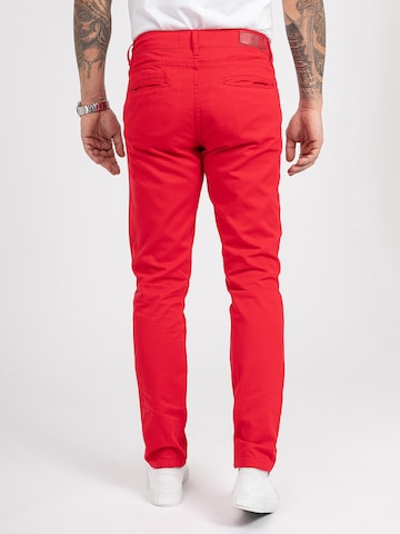 Rock Creek Regular Chinohose in Rot